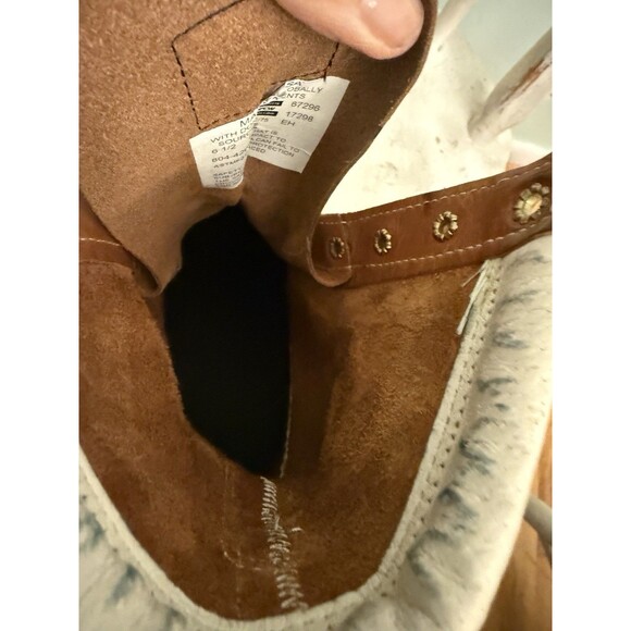 THOROGOOD MENS SLIP-RESISTANT TOBACCO 6" MOC TOE LACE UP WORK BOOTS SIZE 6.5D - Picture 6 of 8